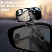 Universal Adjustable Wide Angle Car Blind Spot Mirror Reverse Parking Auxiliary Rear View Mirror balta