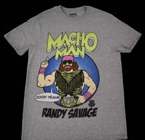 WWE Macho Man Shirt Macho Man Randy Savage Superstar Tee World Wrestling New L beige