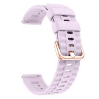 18mm Colorful Strap Compatible with Huawei Watch 5 42mm Breathable Silicone Wristband for Huawei watch GT5 GT4 41MM/GT5Pro 42mm GT5Pro 42mm white