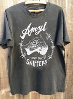 Amyl And The Sniffers ROCK BAND CHARCOAL T Shirt 2XL black