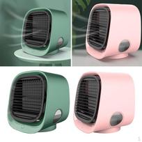 2x Portable Air Cooler Office Bedroom Conditioner Humidifier gray