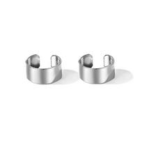 Punk Irregular Geometric Ear Cuff Earrings for Women Non-Piercing Metal Ear Clip Earring Fake Cartilage Fashion Jewelry Party gray