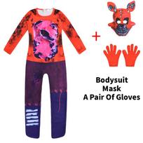 Five Nights At Freddys Kids Game Role Play Costume With Polyester Material For Celebrations 130cm oranžinė