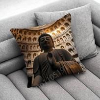 India Buddha Buddhism Throw Pillow Case For Square Bedroom Pillowcase Cover 40cmx40cm(16x16Inch)