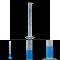 Matavimo cilindrai Stiklinis 250ml Plastikinis Graduotas cilindras gray