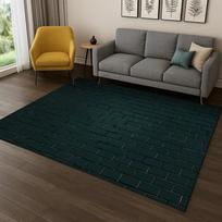 3D plytų akmens pastato kilimas, sienos originalumas, spausdintas kilimas svetainei, miegamajam, durų kilimėlio dekoras, neslystantis didelis kilimas 40x60CM gray