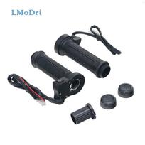 LMoDri Motorcycle Heated Grip Motocross Scooter Hot Hand Grips ATV Bike 22mm Handlebar Warmers 12V Adjustable Soft black
