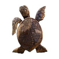Stilinga Vėžlio Skulptūra Dekoratyvinė Miela Realistiška Sea Turtle gray