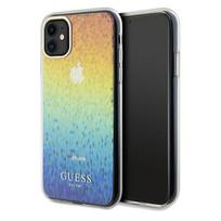 Guess IML Faceted Mirror Disco Iridescent dėklas iPhone 11 / Xr – įvairiaspalvis