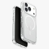 Uniq MagClick dėklas iPhone 17 Pro – skaidrus, blizgus