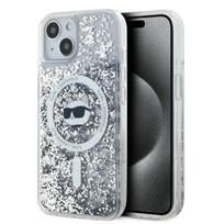 Karl Lagerfeld MagSafe dėklas iPhone 15 Plus/14 Plus – skaidrus