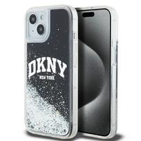 DKNY blizgus dėklas iPhone 14/15/13 – juodas