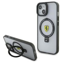 Ferrari MagSafe dėklas iPhone 15 Plus/14 Plus – skaidrus