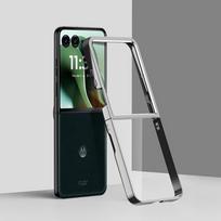 Skirta Motorola Razr 70 60 50 itin plonas galvanizuotas skaidrus telefono dėklas MOTO Razr 70 60 50 kietas PC smūgiams atsparus dangtelis MOTO Razr 50 Ultra