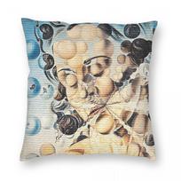Salvador Dali Galatea Of The Spheres Square Pillowcase Polyester Linen Velvet Creative Zip Decorative Throw Pillow Cushion Cover 30cmx30cm(12x12Inch)