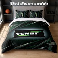 Fendt Design Bed Bedding Set 1 Duvet Cover + 2 Pillowcases Soft Breathable Household Bed Linens 135cm*200cm gray
