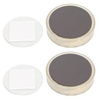 2pcs Cigar Humidor Magnet Cigarette Humidifier Moisturizing Protection Smoking Accessories Small circle beige