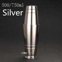 500/700ml Stainless Steel Cocktail Boston Bar Shaker Bar Tool Accessory Barware sidabras