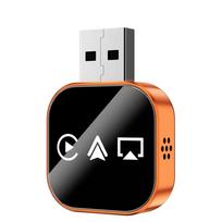 Belaidė CarPlay 2026 skirta Apple iPhone Airplay Išmanioji AI dėžutė Bluetooth WiFi Android Auto Prijungimas prie automobilio sistemos 3in1 Car Play adapteris black