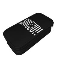 Creative CR7 SIIIUUUU Pencil Case Ronaldos Pencil Box Pen Holder for Girls Boys Large Bag School Supplies Gifts Stationery 21x10.5x5cm black
