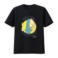 Beavis and Butthead Cornholio Threatening Me Men's T Shirt MTV Cartoon Comedy vintage Washed d XXXL black