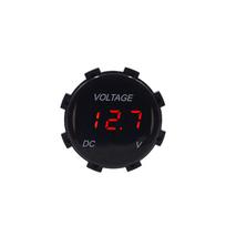 LMoDri Waterproof Car Cigarette Lighter Socket Plug LED Len Digital Display Voltmeter Adapter For Car instrument Motorcycle žalia