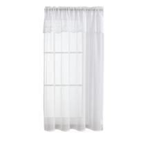 Beautiful Sheer Curtain 2 Panels Light Filtering Easy To Install Modern Style Tulle Drape Window Treatment balta
