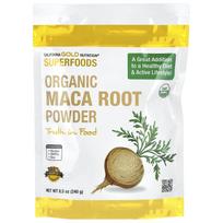 California Gold Nutrition, Supermaistas, Ekologiški Maca šaknų milteliai, 8,5 uncijos (240 g)