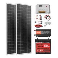 VVEVOR 200W 12V pilnas saulės energijos rinkinys