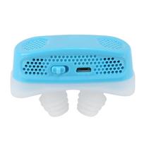 Mikro CPAP elektroninis prietaisas nuo knarkimo, skirtas miego apnėjos sustabdymui blue