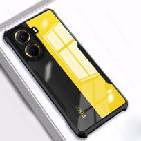 Transparent Acrylic Armor Shockproof Coque For Poco X7 Pro 5G Case TPU Soft Frame Protect Fundas On Poko Little X8Pro X8 Pro Max For Poco X7 Pro 5G yellow