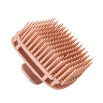 Square Hair Scalp Massage Brush with Finger Strap Anti-Slip Hair Washing Scrubber for Deep kūno spalva