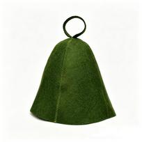 High Quality Unisex 100% Wool Sauna Hat Bucket Hat Women Adults žalia