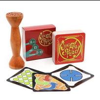 Jungle Speed Žaislo Nešiojimo Denelis Su Dvigalviais Taisyklėmis Šeimos Ir vakarėlių Žaidimams brown