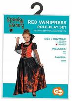 Raudonosios vampyrės kostiumas vaikams 130/140cm