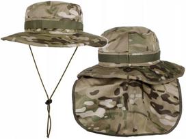 Karinė skrybėlė DOMINATOR Urban Combat Boonie su kaklo apsauga Rip-Stop, taktinė, Miško maskuotė, Multitarn