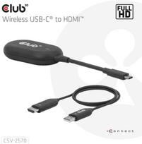 I/O ADAPTER WRL USB-C TO HDMI/CSV-2570 CLUB3D