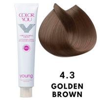 Young Colour You Plaukų dažai su pleksu, keramidais ir kinoa 4,3 100 ml