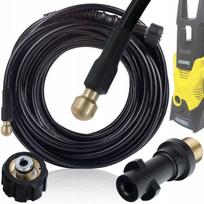 Pakaitinė dalis aukšto slėgio žarna Karcher K2–K7 – 30 m ilgis, Žalvarinis antgalis, 155 bar slėgis