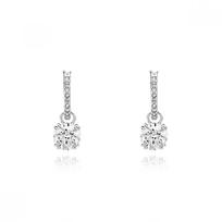 Swarovski 5636717 Stilla Constella Hoop auskarai su pakabukais 5636717 white