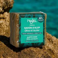 Najel - 40% BLO Aleppo Soap 185g blue