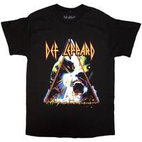 Def Leppard 100% Cotton T-shirt Mens Tees Top Hysteria Band Logo new Official Mens Black M brown