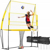 Tinklinio treniruočių tinklas Playaput PowerNet Volleyball, nešiojamas, reguliuojamas, su kamuolio grąžinimo sistema