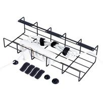 Kabelių organizatorius po stalu metalinis juodas 43x17x10 cm Orion