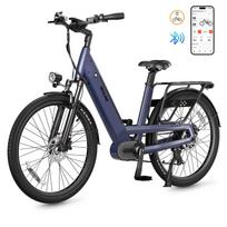 Vitilan L5 500W Sulankstomas Elektrinis Dviratis su Storomis Padangomis 48V Baterija 7 Pavarų Miesto E-Dviratis 48V 15AH mėlyna
