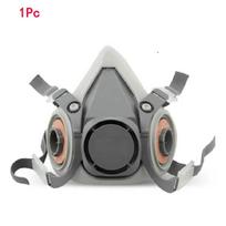 6200 Gas Mask Body For Spray Paint Decoration Chemical Dust Mask Body Protect Toxic Steam Filter Respirator Reusable Half Mask