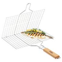 Metalinės kepsninės grotelės Vilde 34 x 22 cm chromas / sidabras Orion