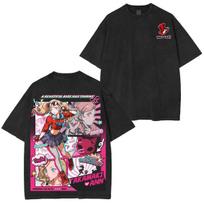 Persona 4 Yu Narukami Chie Satonaka Yosuke Hanamura Rise Kujikawa Anime T-shirt Vintage Washed Graphic Y2K Aesthetic Harajuku XS