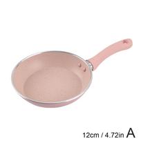 12/14 CM Mini keptuvė Non-Stick Plieninė keptuvė Puodas Padailui Rožinė Kiaušinių keptuvė Virtuvės reikmenims Virtuvės reikmenys gray