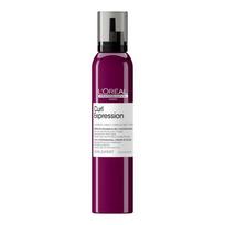 L'Oréal Professionnel Paris Curl Expression 10-in-1 Mousse - Multifunctional product for curly and frizzy hair. Heat protection, silicone, parabens blue